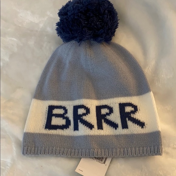 Kate Spade Hat knit with PomPom “BRRR” - Picture 3 of 4